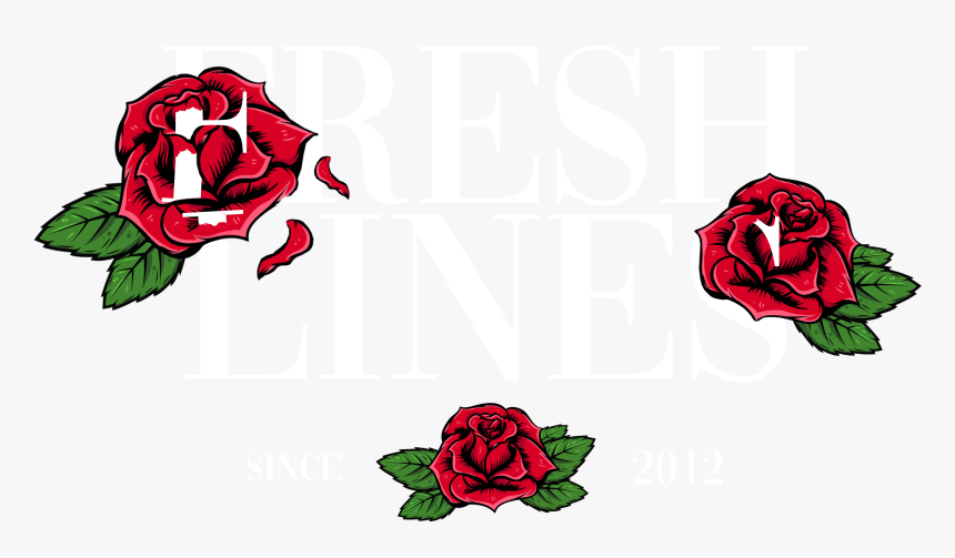 Freshlines Apparel - Garden Roses, HD Png Download