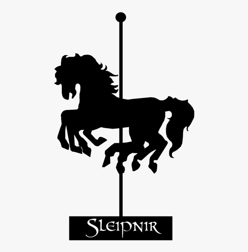 Horse Photo - Silhouette Carousel Horse Clipart, HD Png Download