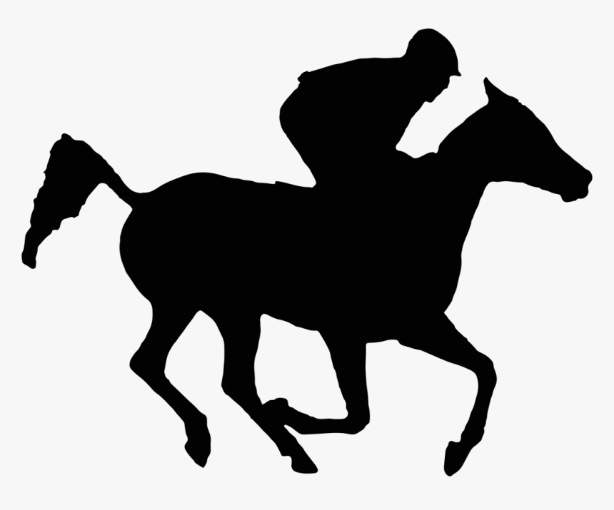Transparent Big Clipart - Race Horse Silhouettes, HD Png Download