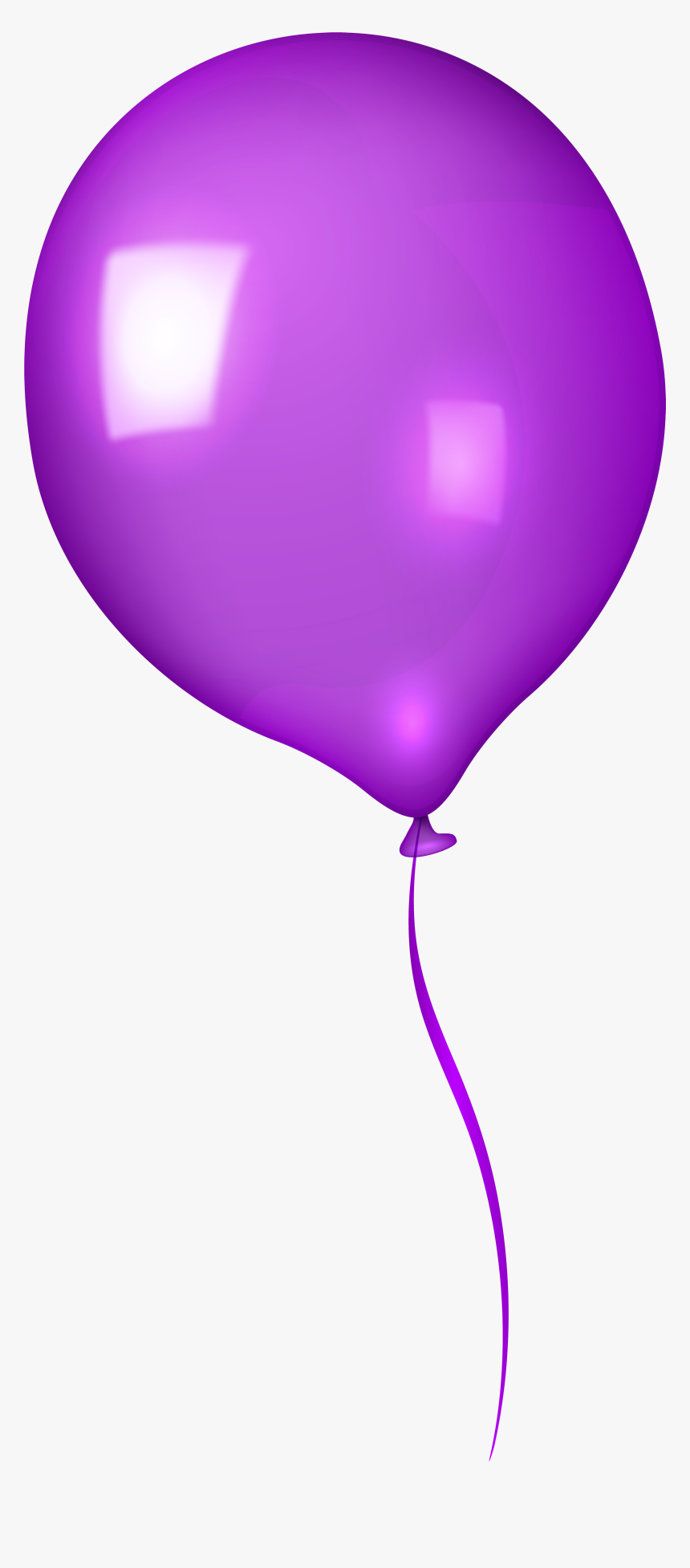 Balloons Clipart Purple - Purple Balloon Clipart, HD Png Download