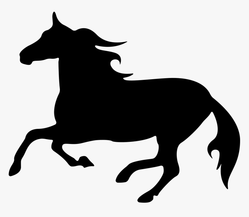Horse Silhouette Png -horse Silhouette Comments - Racing Horse Silhouette, Transparent Png