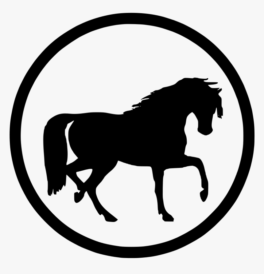 Transparent Caballo Clipart - Horse Silhouette Clip Art, HD Png Download