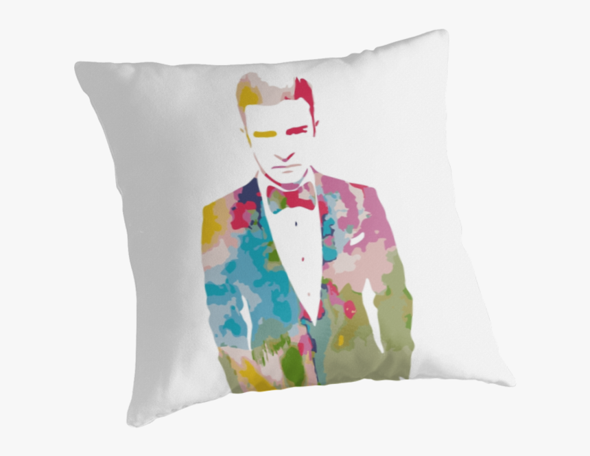 Justin Timberlake Water Colour By Obieb Cushion Hd Png Download