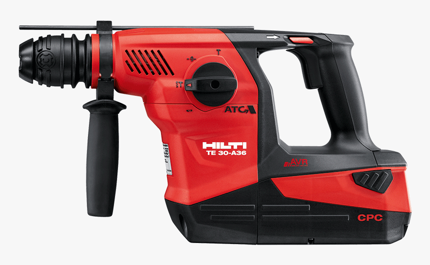 Battery Powered Concrete Hammer Drill, HD Png Download