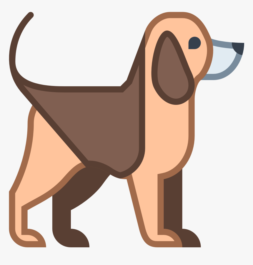 Cartoon Dog Creative Commons - Dog Cartoon Icon Png, Transparent Png