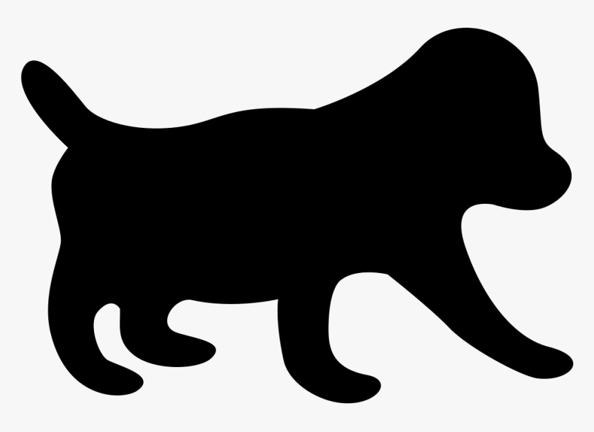 Dog Svg Small - Black Cat, HD Png Download