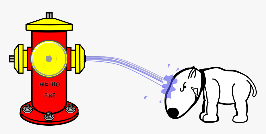 The Hydrant Finally Had Enough Of Mr - Cartoon Of Dog Urinating On Transparent Background, HD Png Download