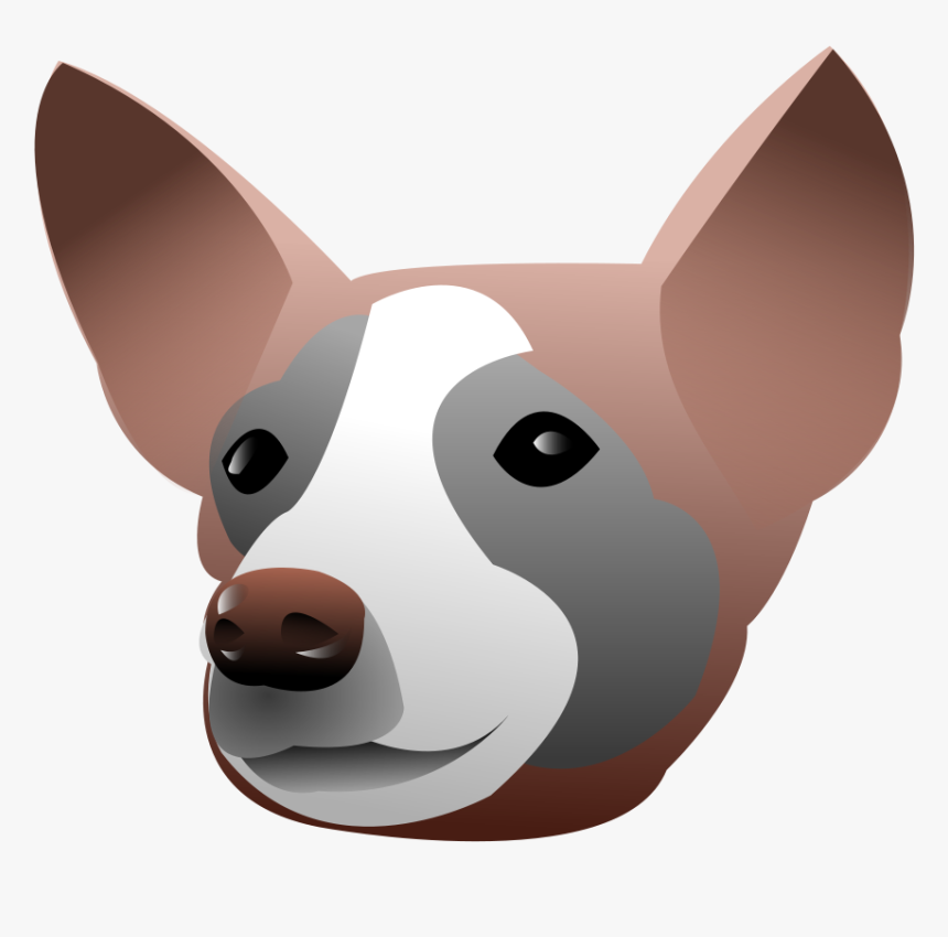 Dog Portrait Clipart - Dog Head Png Clipart, Transparent Png