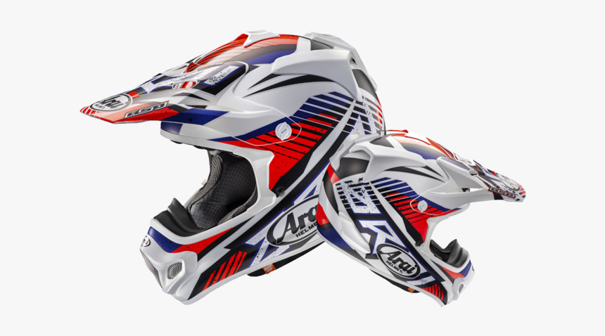 Arai Mx-v Helmet - Arai Mx V Slash Red, HD Png Download