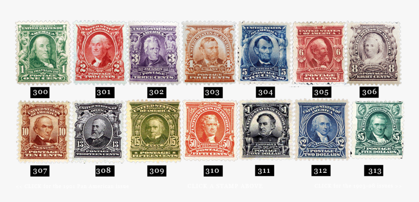 1903 Us Postage Stamps - Postage Stamp, HD Png Download