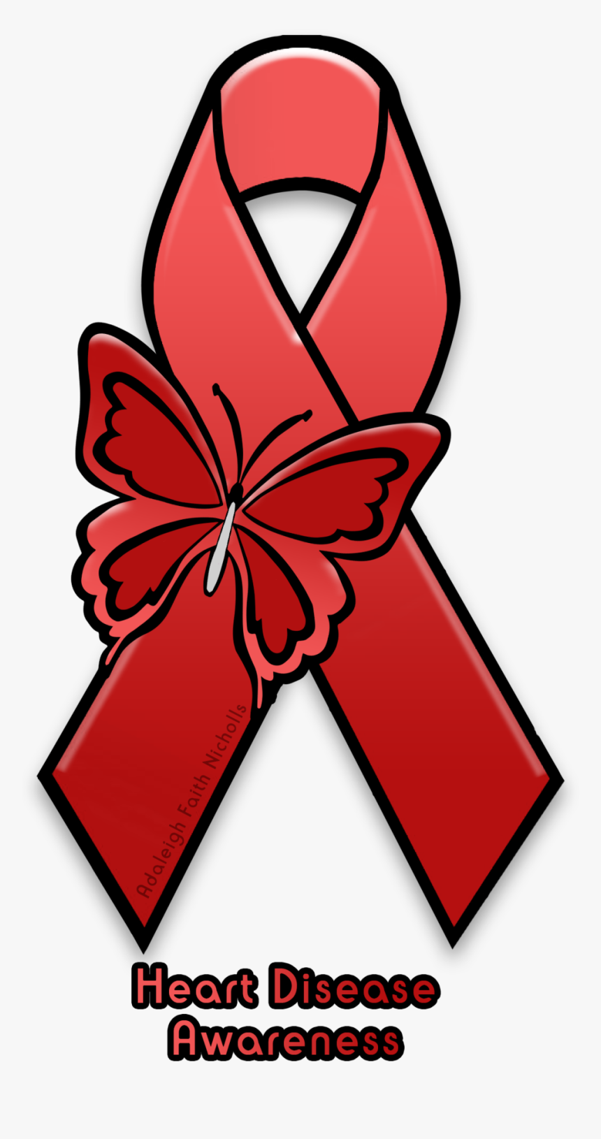 Symbol For Heart Disease Image Collections, Hd Png - Heart Disease Ribbon Png, Transparent Png