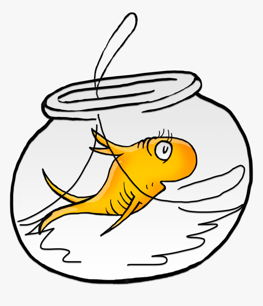 Tropical Fish Clipart Single Fish - Dr Seuss Fish Png, Transparent Png