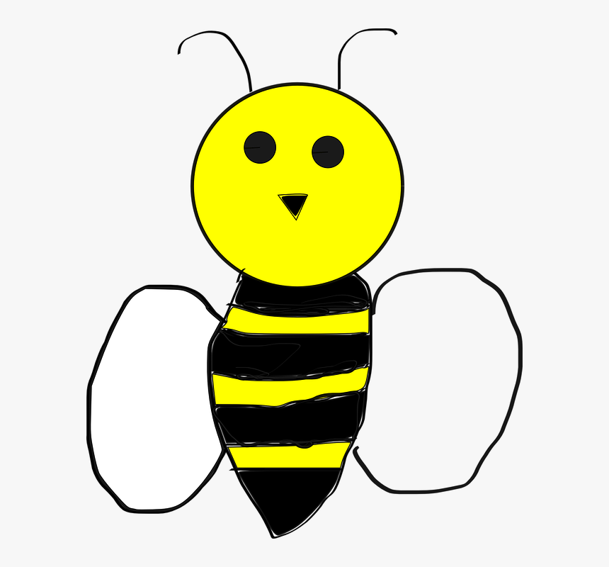 Bee, Bumblebee, Wasp - Humlebi Png, Transparent Png