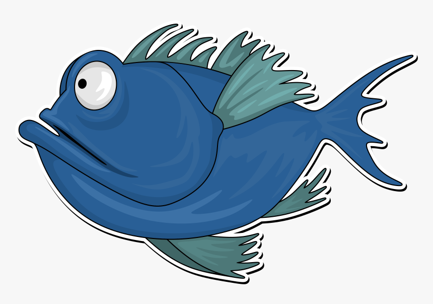 Cartoon Big Image Png - Cartoon Images For Fish, Transparent Png