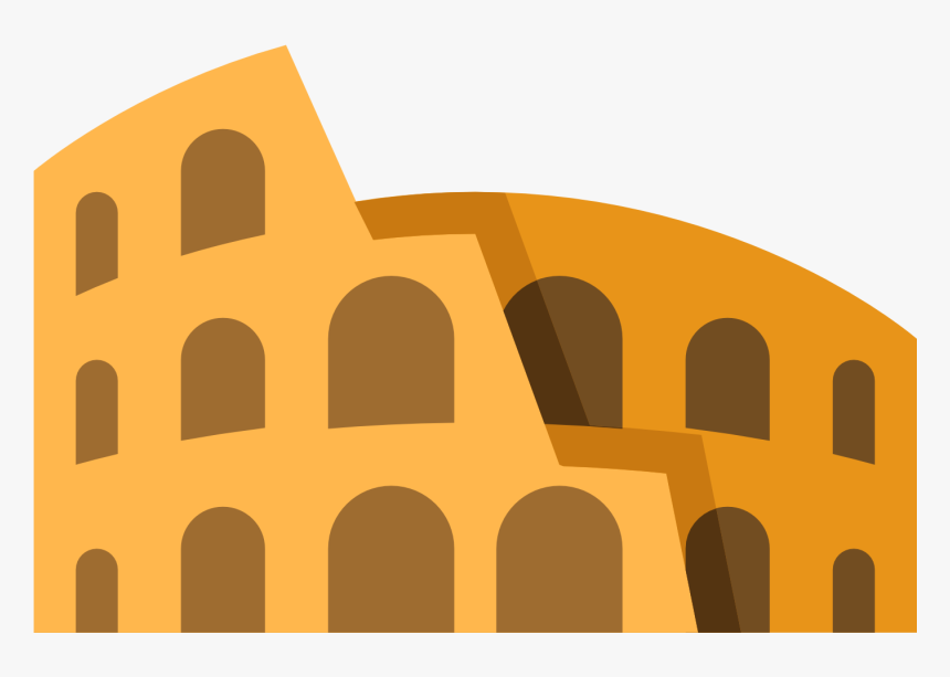 Gladiator Clipart Colosseum - Colosseum Clipart Png, Transparent Png