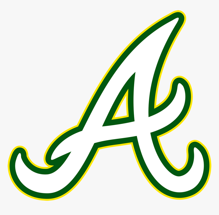 School Logo - Atlanta Braves Logo Black And White, HD Png Download