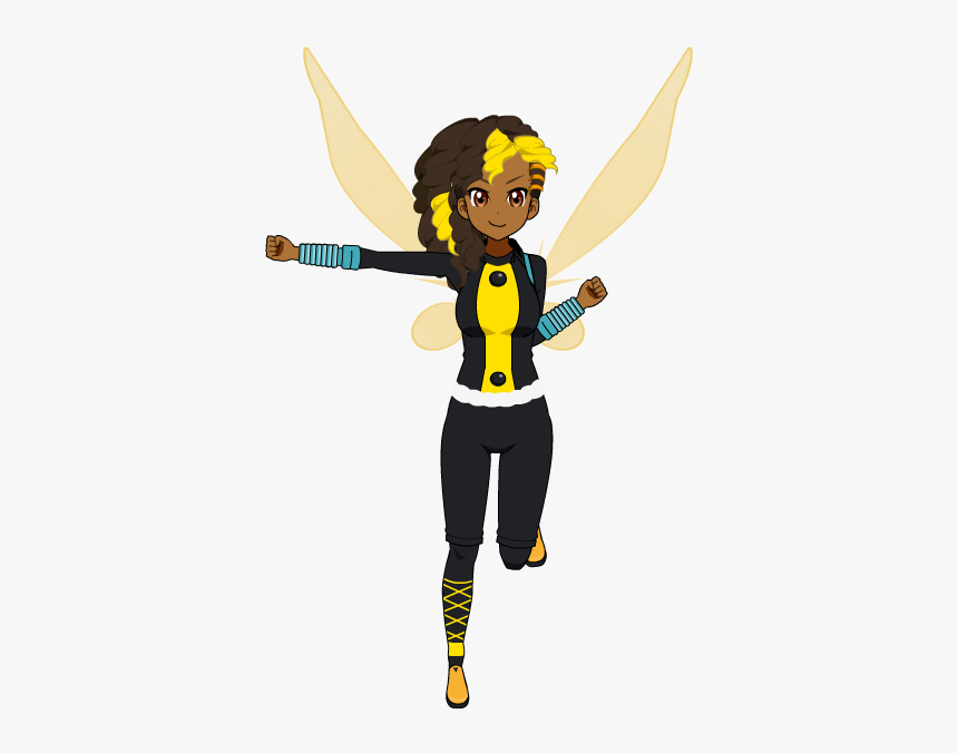 Girl Bumble Bee Png - Dc Super Hero Girls Bumblebee Costume, Transparent Png