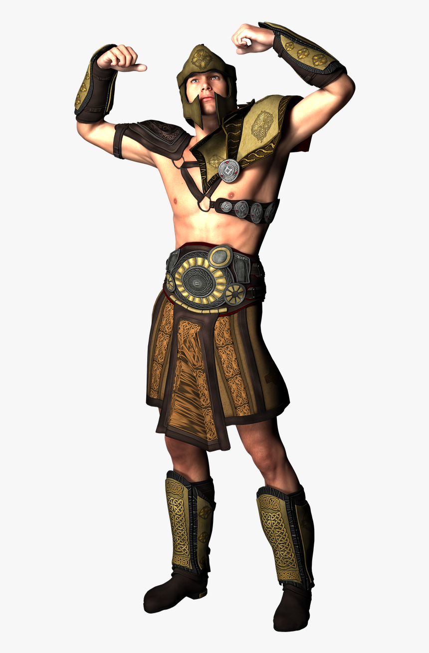 Warrior Soldier War Free Picture - Ancient Warrior Transparent Background, HD Png Download