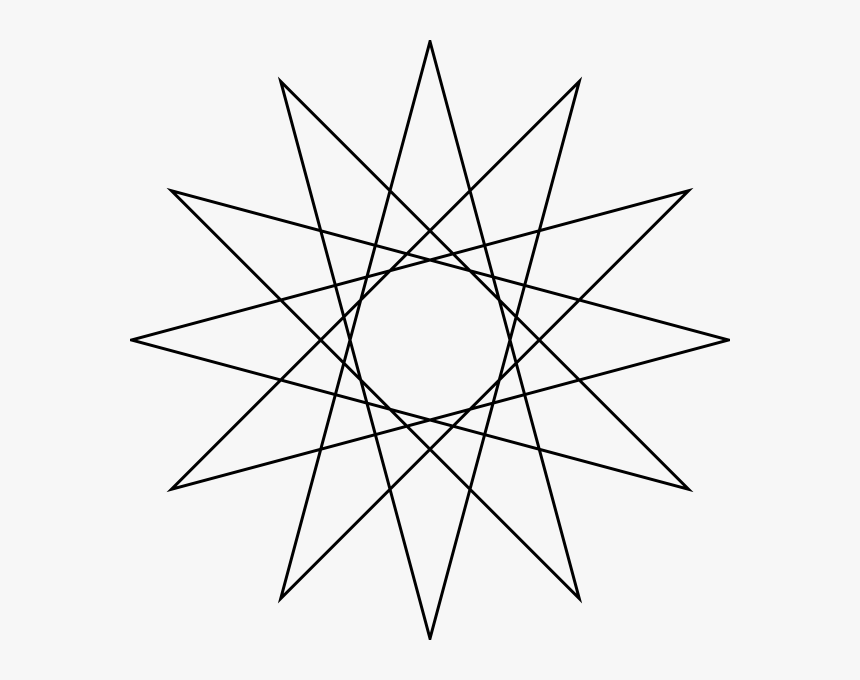Star Polygon Svg Clip Arts - Star Polygon, HD Png Download