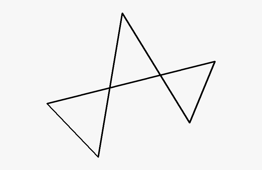 Complex Polygon - Linha Poligonal Fechada Não Simples, HD Png Download