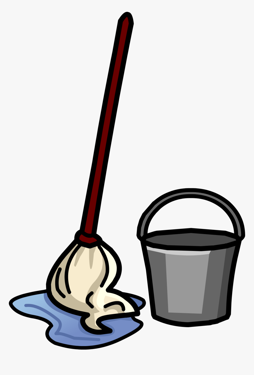 Thumb Image - Mop And Bucket Clipart, HD Png Download