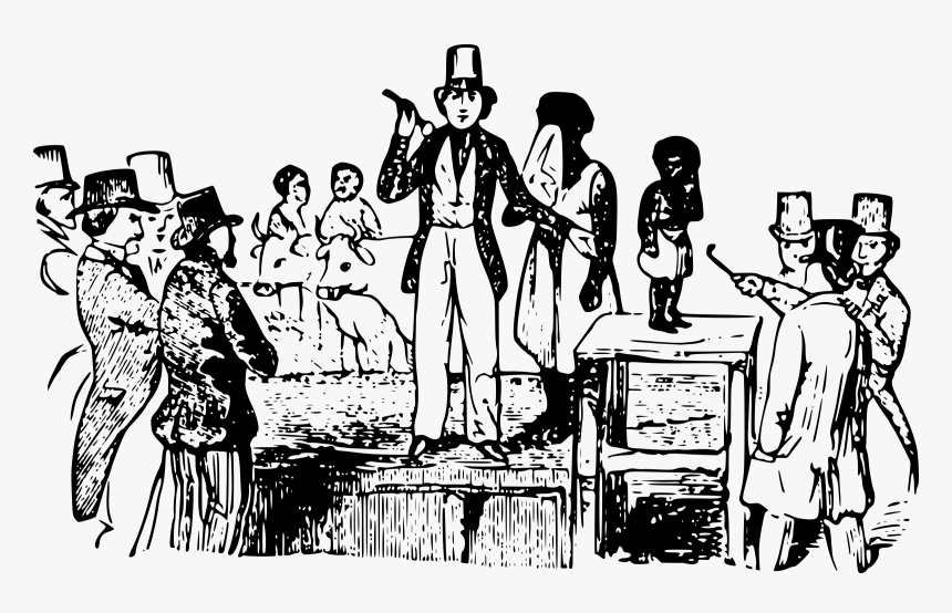 Auction Clipart Cartoon - Slave Trade Clipart, HD Png Download