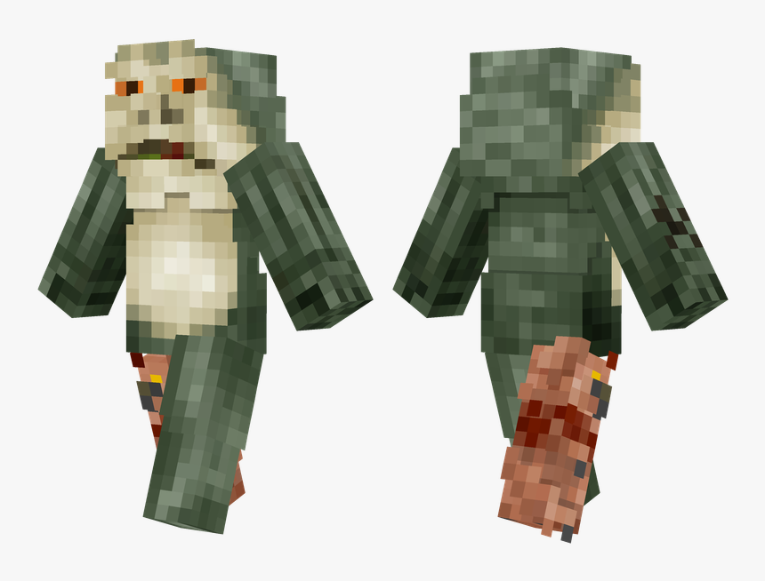 Jabba The Hutt - Jabba The Hutt Minecraft Skin, HD Png Download