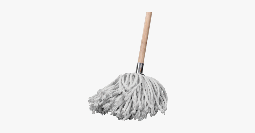 53197 Academy Mop W4 With Wooden Handle - Mop With Wooden Handle, HD Png Download