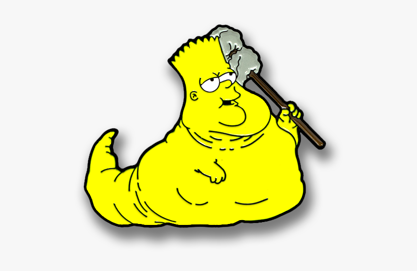 Bart The Pindabear Enamel, HD Png Download