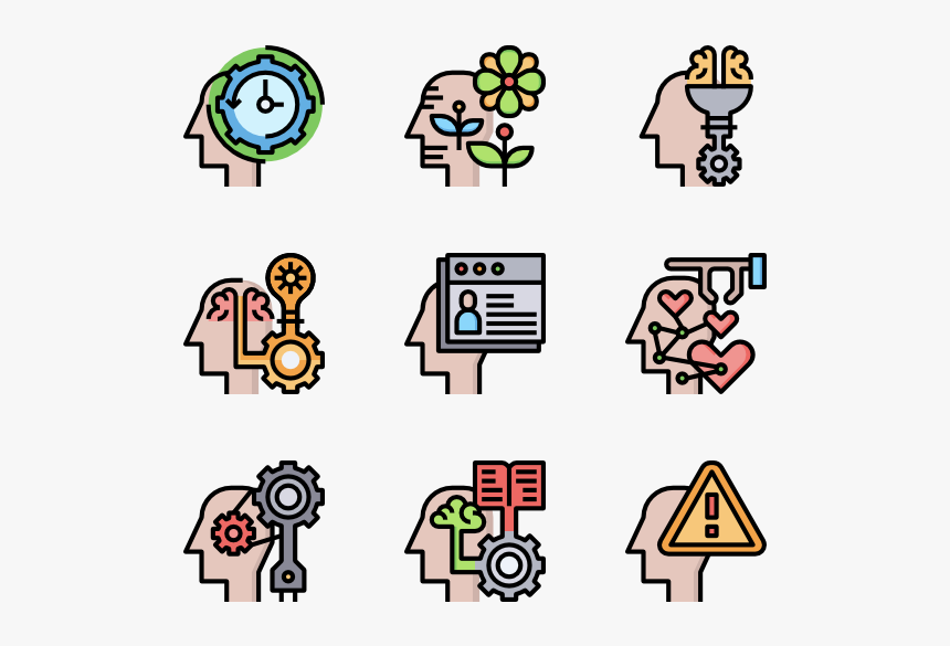 Brain Process - Iconos Para Infografias Png, Transparent Png