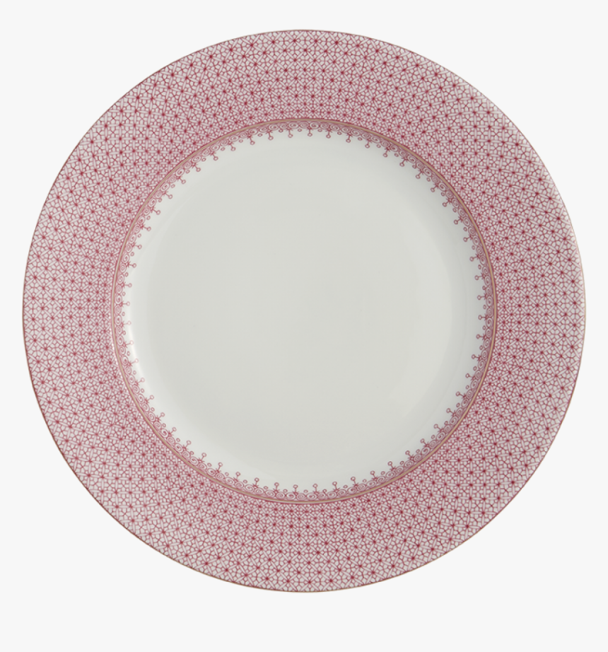 Pink Lace Dinner Plate - Circle, HD Png Download