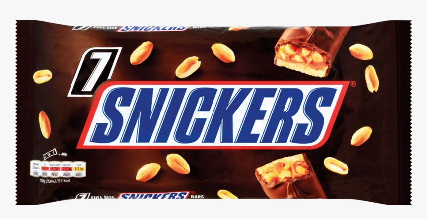 Snickers Multipack 7x48g - Snickers A Chocolate, HD Png Download