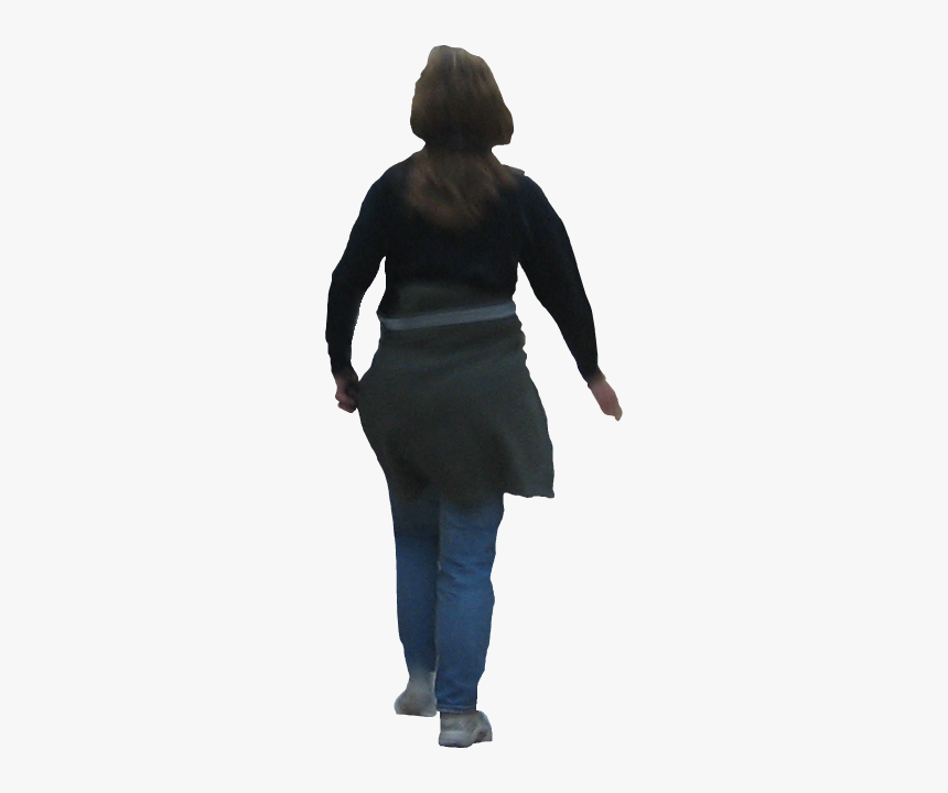 The Mom Walk Walking Woman Mother - Woman Running Away Png, Transparent Png