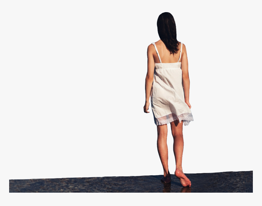 #ftesticker #woman #girl #walk #walking #back #behind - Girl Walk From Behind, HD Png Download