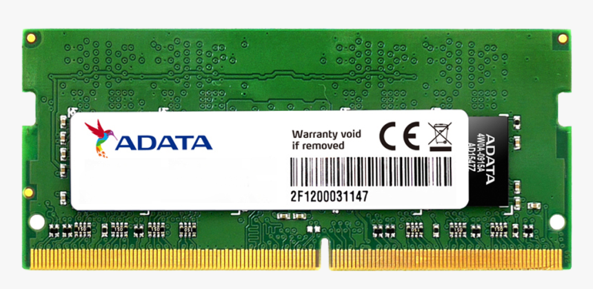 Adata Ddr4 2400mhz 4gb Laptop Ram-image - Adata 16gb Ddr4 Ram, HD Png Download