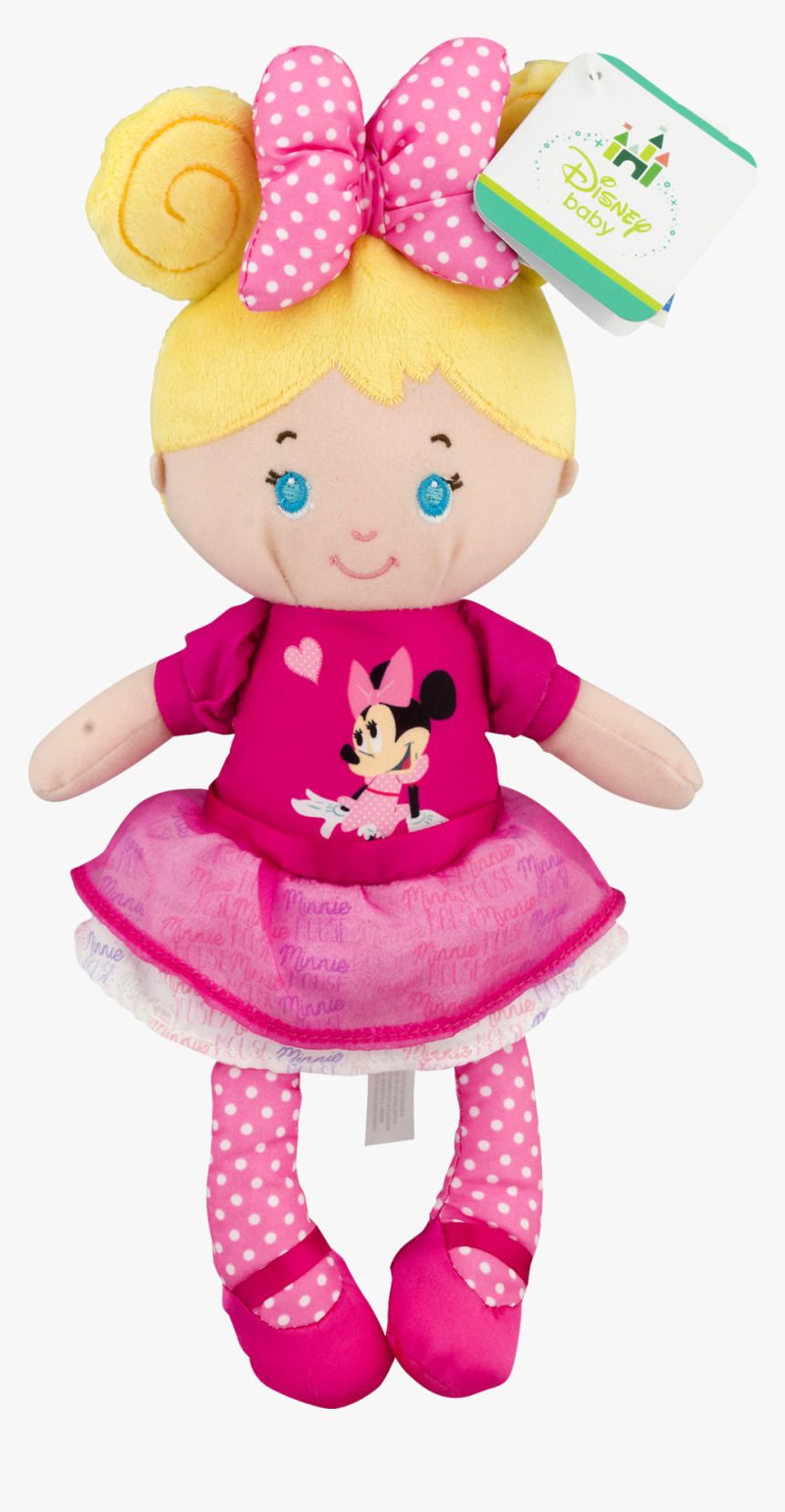Disney Baby Minnie Mouse Blonde Plush Doll , Png Download - Disney Baby, Transparent Png