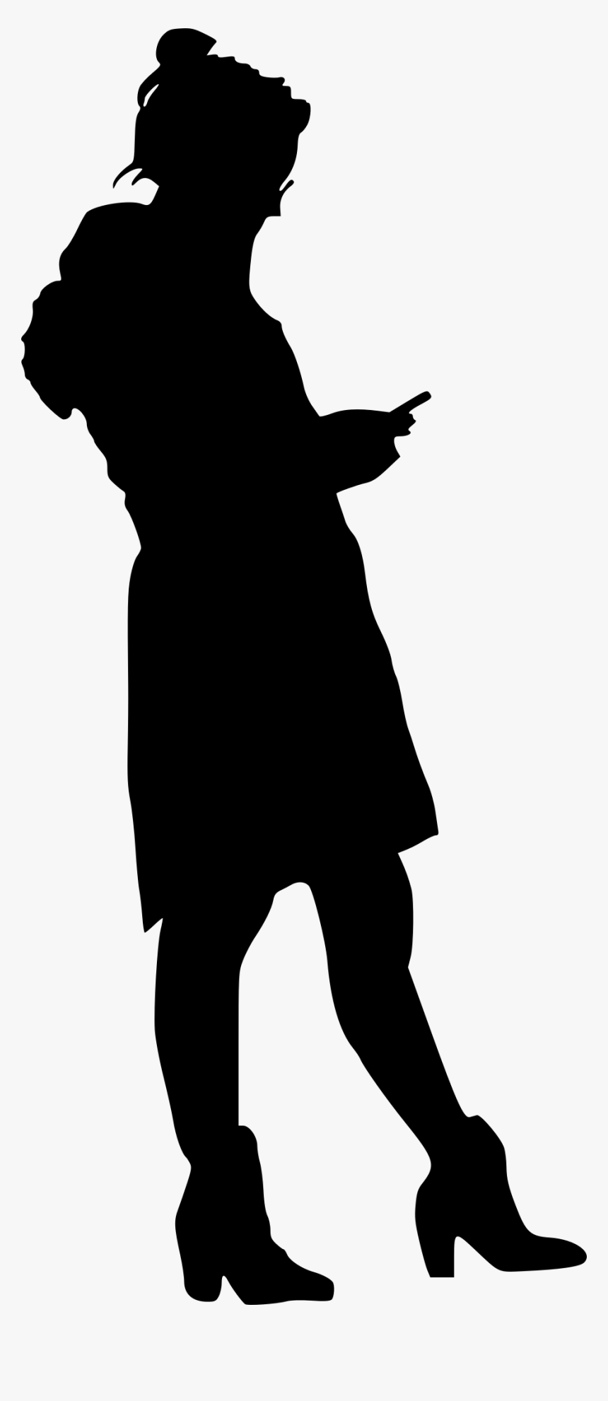 Basketball Player Jump Shot Silhouette, HD Png Download