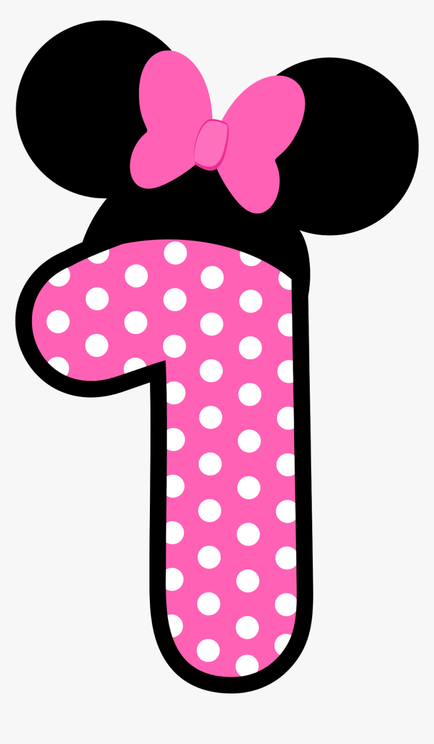 Mickey Birthday Mouse Number Minnie Free Photo Png - Minnie Mouse Png, Transparent Png