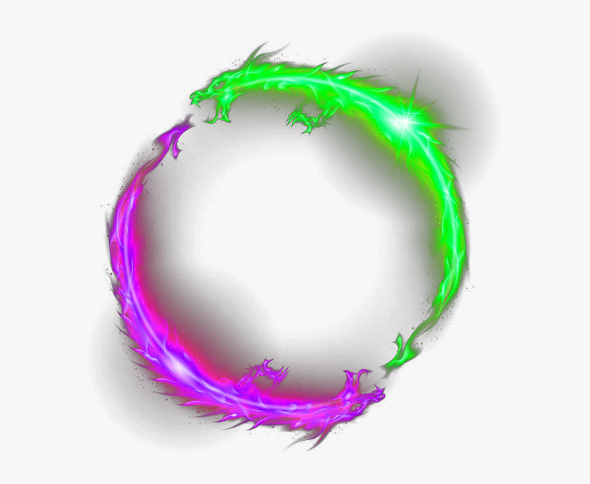 #fire #png #purple #green #edit #photoshop - Green Fire Circle Png, Transparent Png