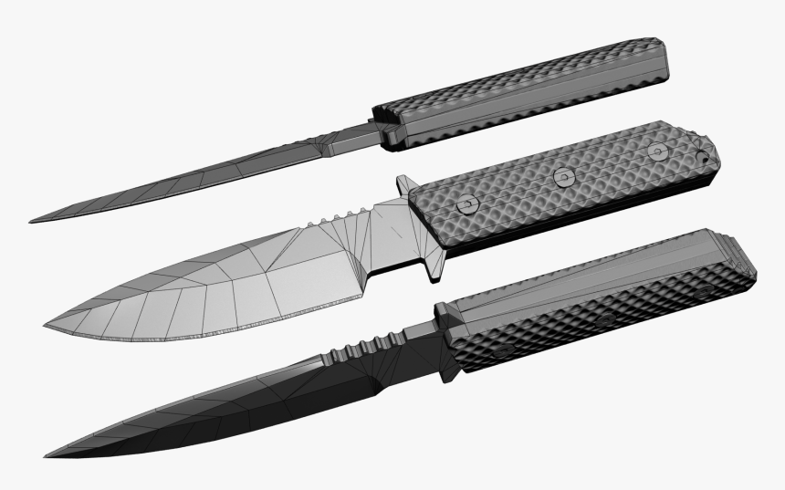 Combat Knife Str Md - Hunting Knife, HD Png Download