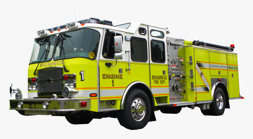 Fire Apparatus Green Pumper, HD Png Download