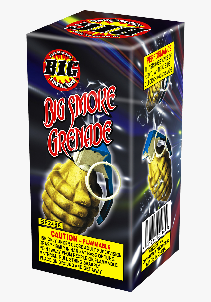 Big Smoke Grenade 
 Title Big Smoke Grenade - Smoke Grenade For Kids, HD Png Download