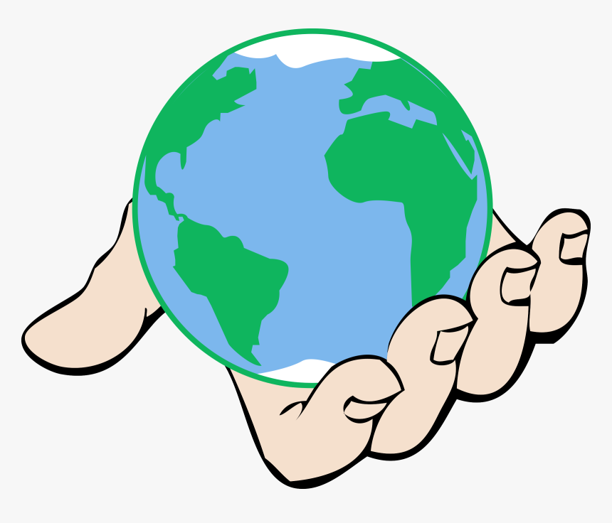 World In Hand Clip Arts - World In Hand Clipart, HD Png Download