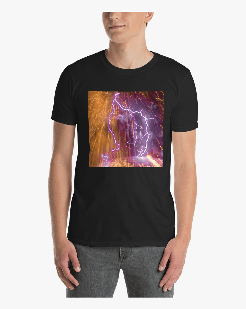 Purple Lightning - Like Men T Shirt, HD Png Download