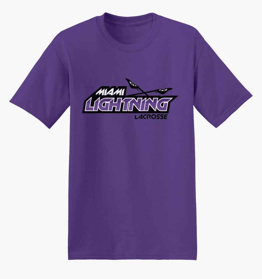 Miami Lightning Purple T-shirt - Swordfish, HD Png Download
