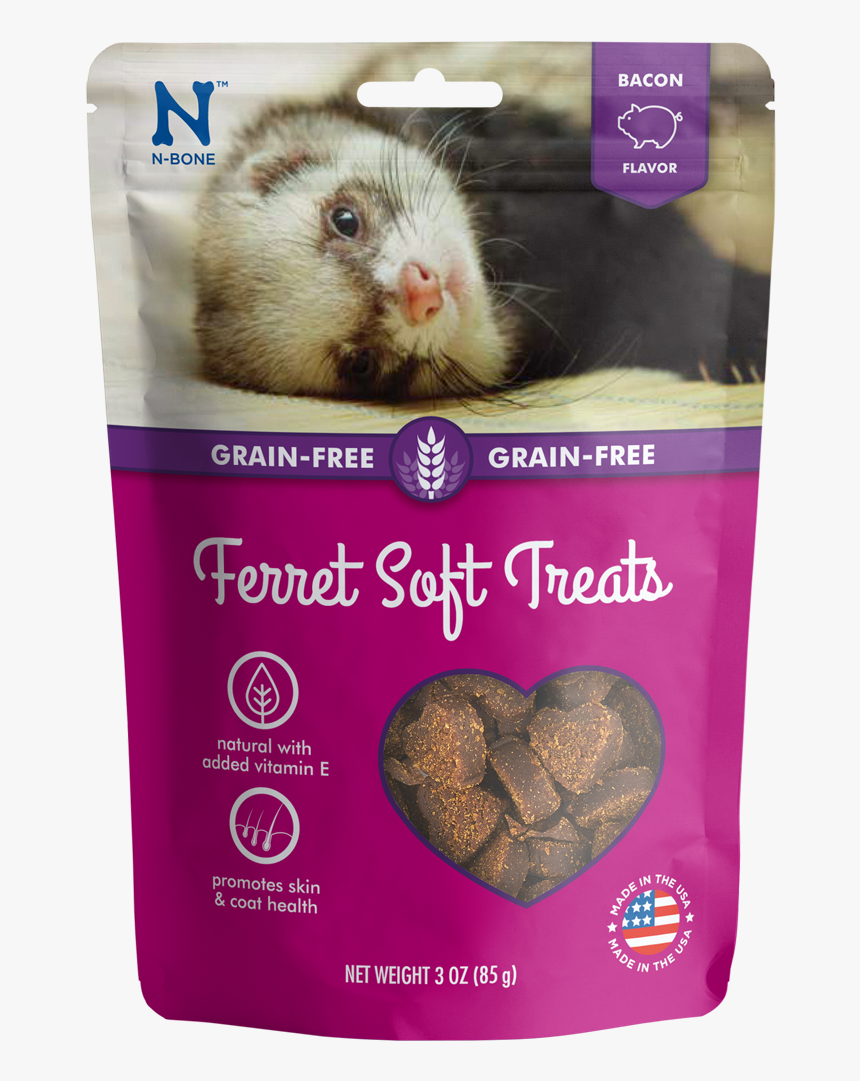 N-bone® Ferret Soft Treats In Bacon 
 Class - Ferret, HD Png Download