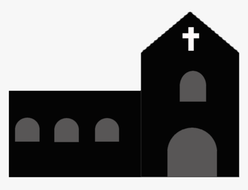 Church Silhouette Clip Art, HD Png Download