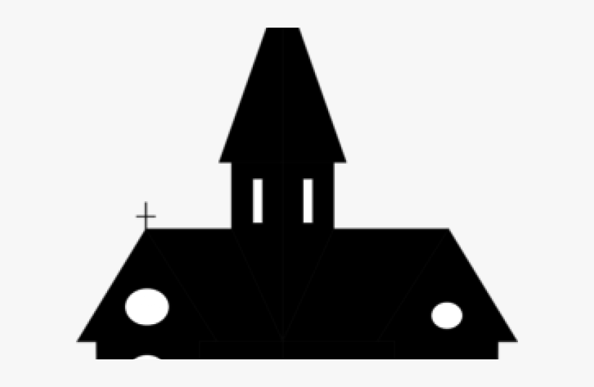 Church Silhouette Cliparts - Sign, HD Png Download