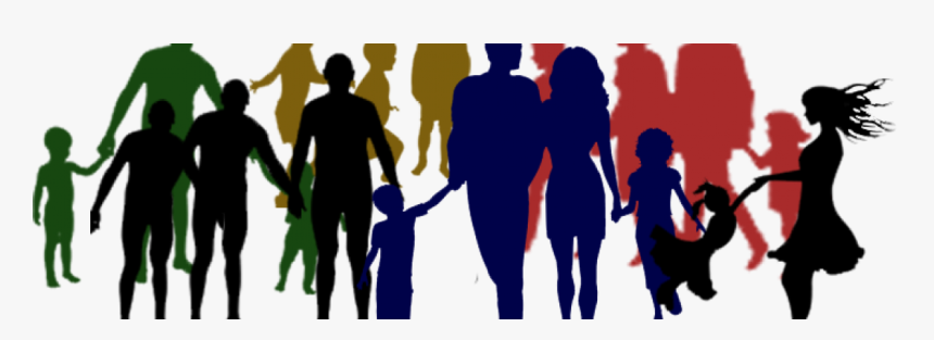The Church A Place To Grow Up - Family And Friends Silhouette, HD Png Download