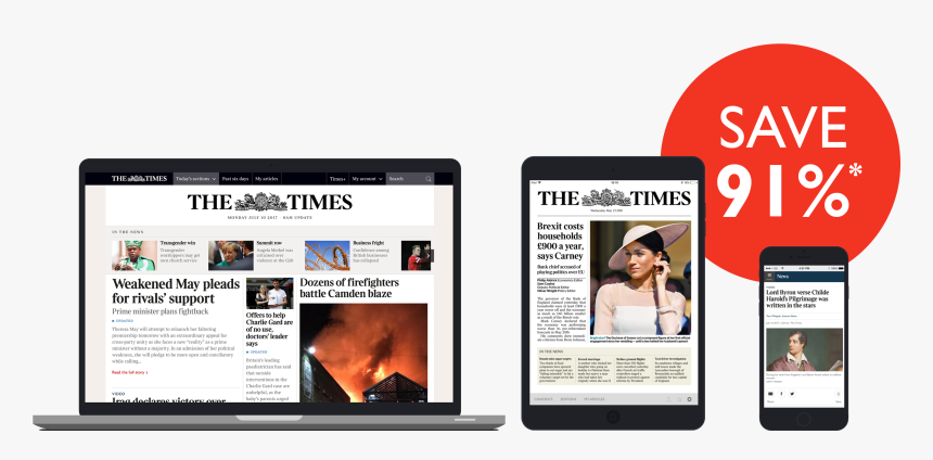 Save 91% On The Digital Pack* - Times Digital, HD Png Download